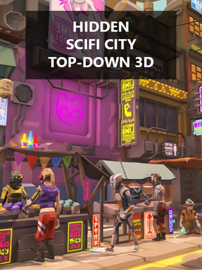 Couverture de Hidden SciFi City Top-Down 3D