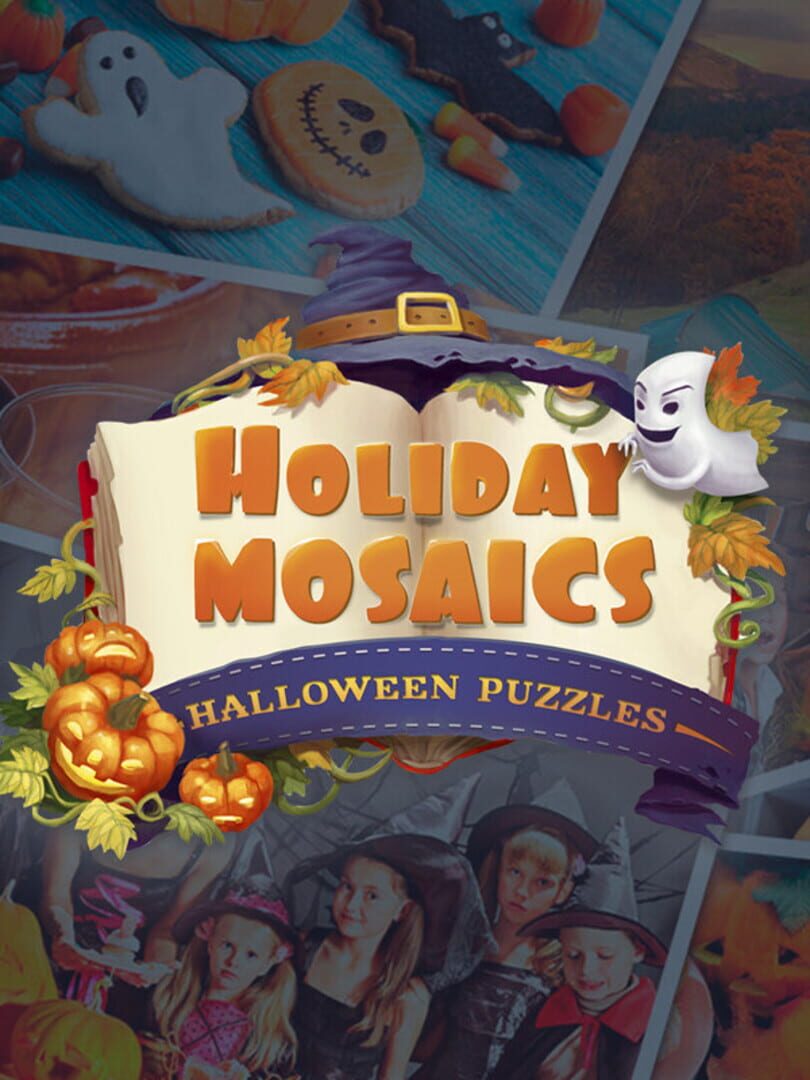 Copertina di Holiday Mosaics: Halloween Puzzles