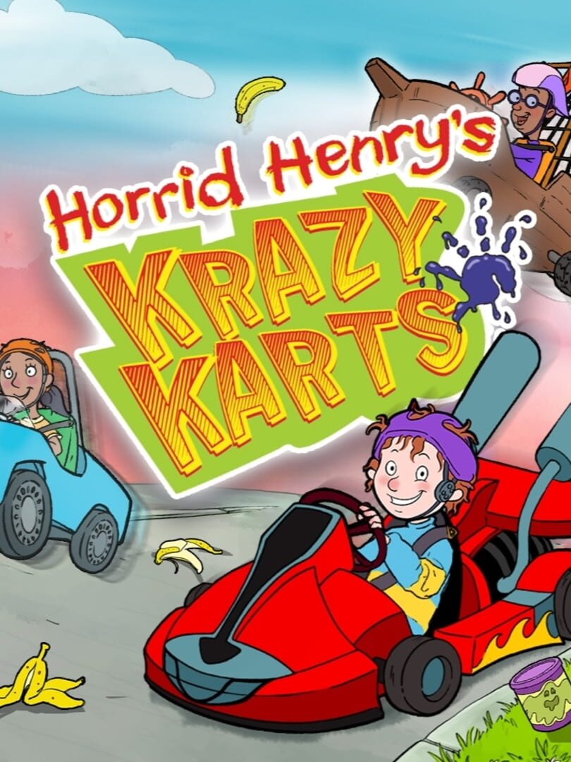 Couverture de Horrid Henry's Krazy Karts