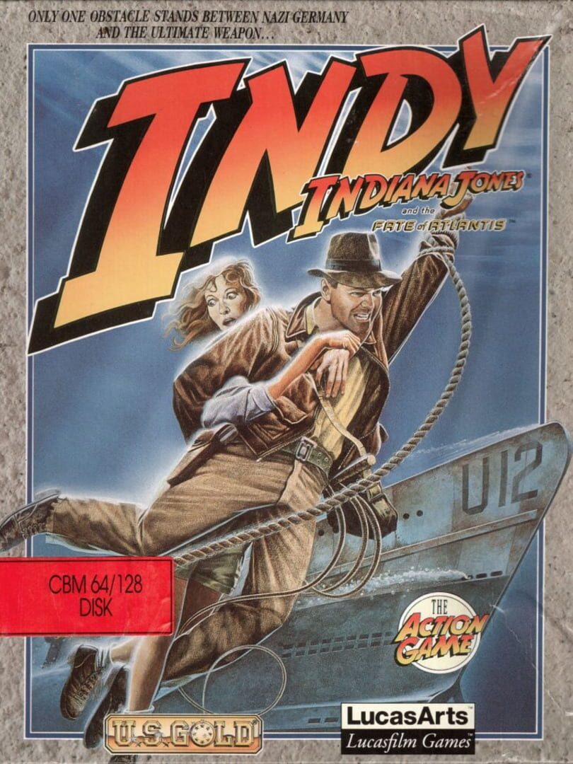 Indiana Jones and the Fate of Atlantis: The Action Game Cover