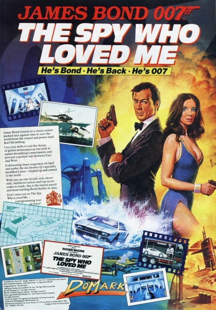 James Bond 007: The Spy Who Loved Me Kapağı