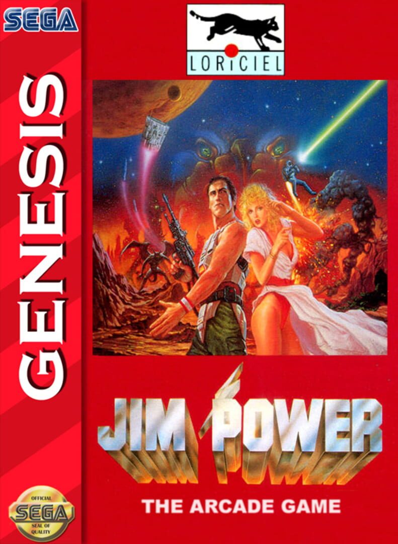 Copertina di Jim Power: The Arcade Game