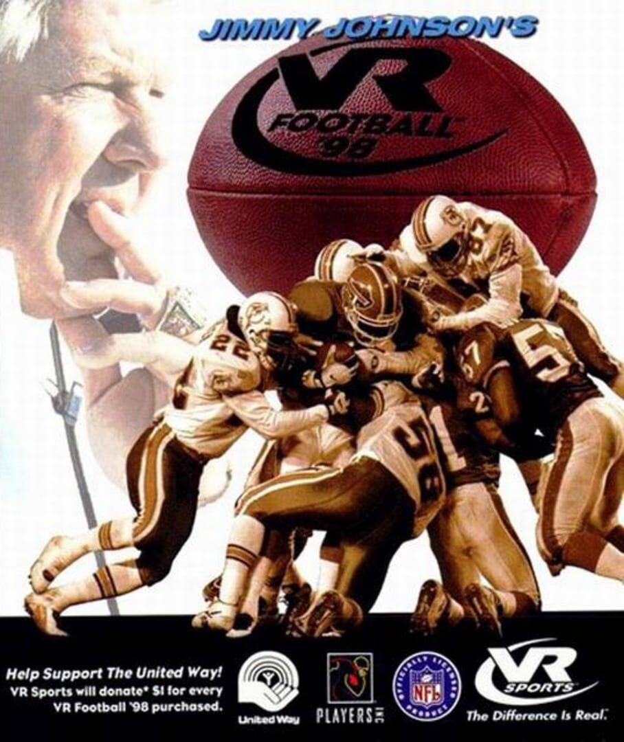 Jimmy Johnson's VR Football '98 カバー
