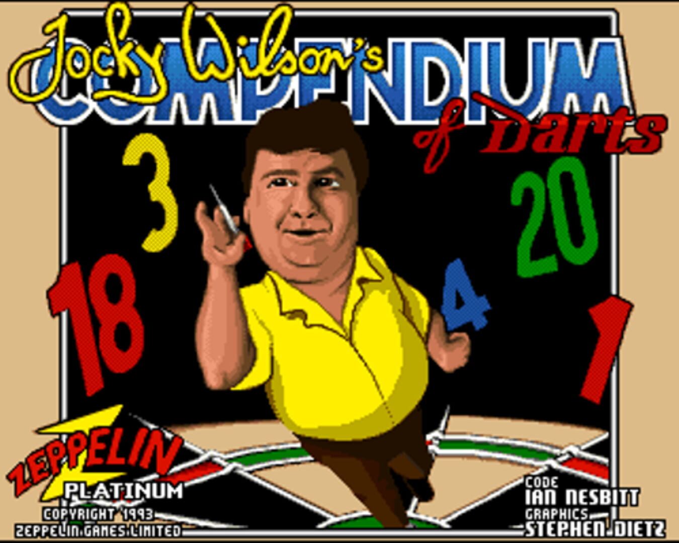 Capa de Jocky Wilson's Compendium of Darts
