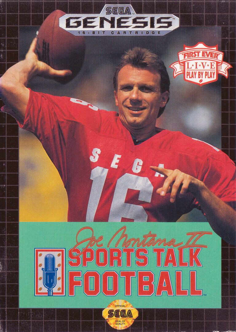 Joe Montana II: Sportstalk Football Cover