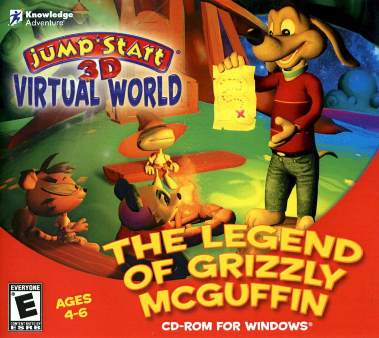 JumpStart 3D Virtual World: The Legend of Grizzly McGuffin Cover