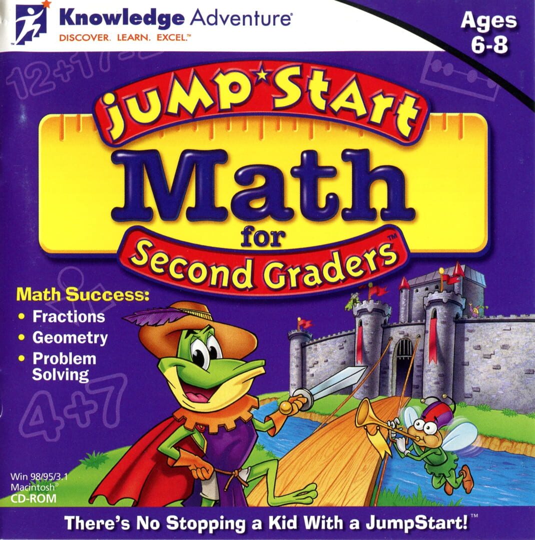 Portada de JumpStart Math for Second Graders