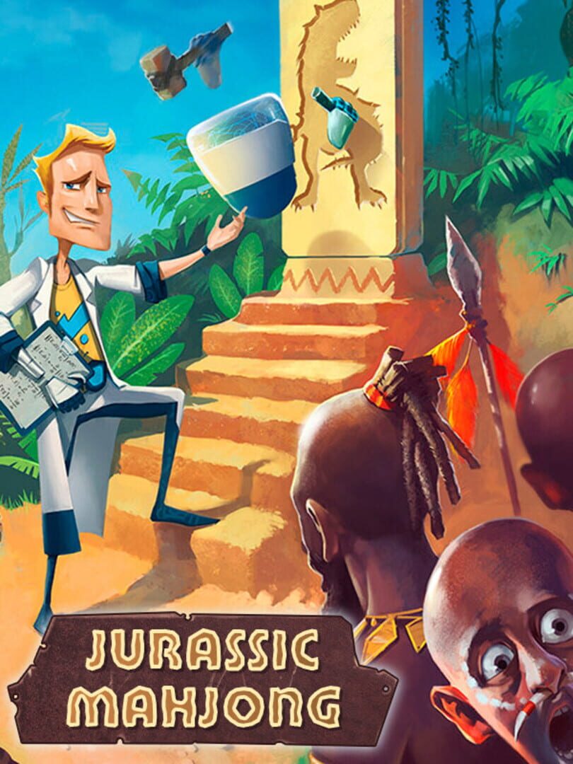 Copertina di Jurassic Mahjong