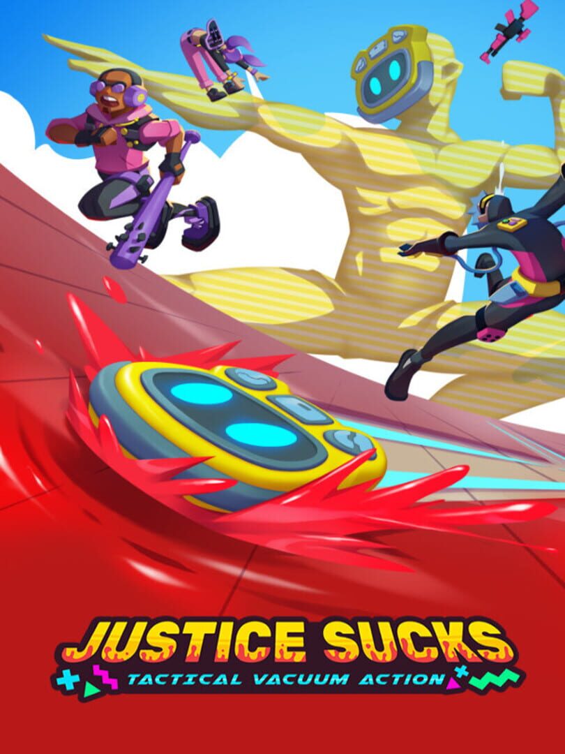 Capa de Justice Sucks: Tactical Vacuum Action