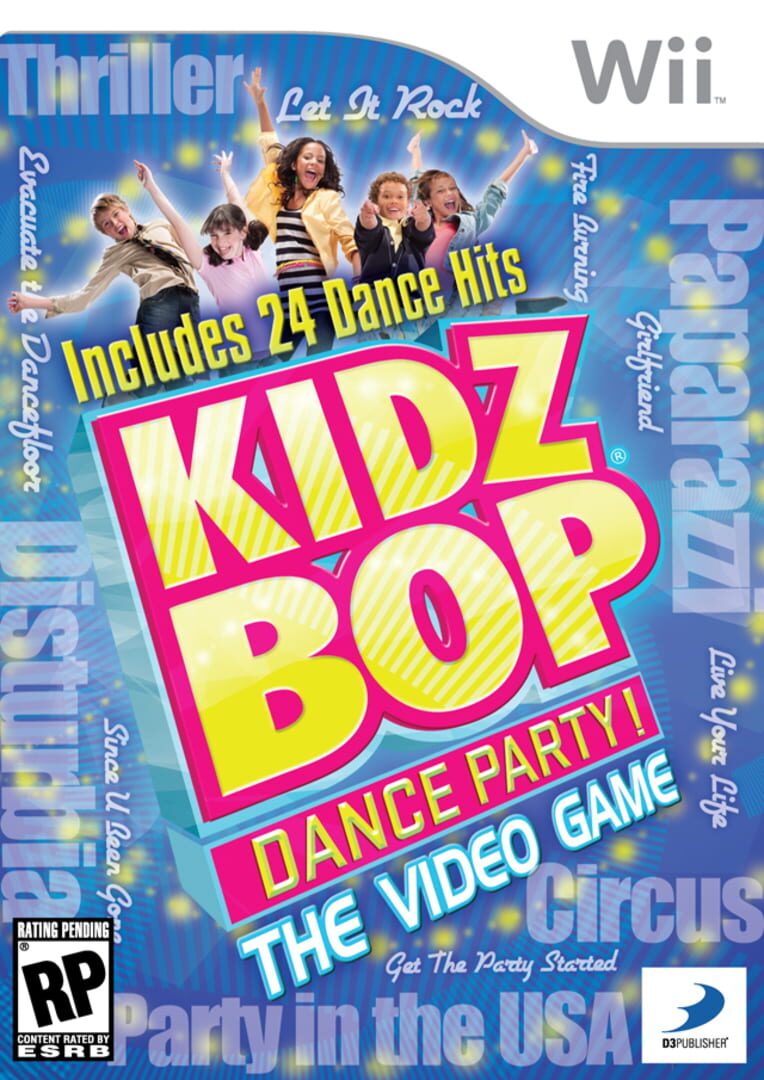 Capa de Kidz Bop Dance Party: The Video Game
