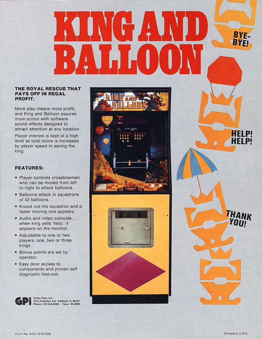 King & Balloon Cover