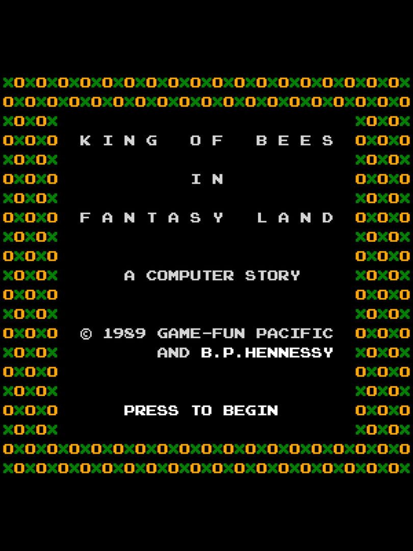 Couverture de King of Bees in Fantasy Land