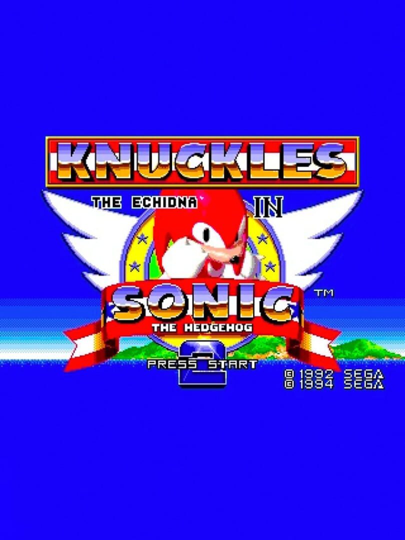 Knuckles the Echidna in Sonic the Hedgehog 2 Kapağı