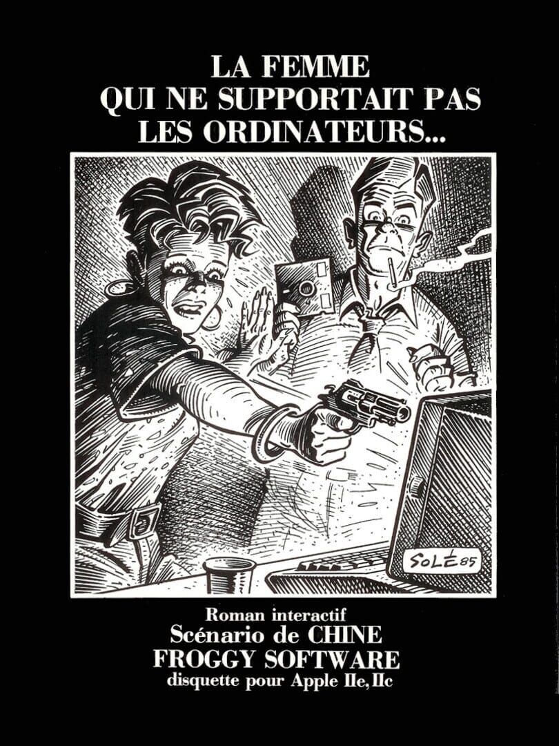 Capa de La femme qui ne supportait pas les ordinateurs