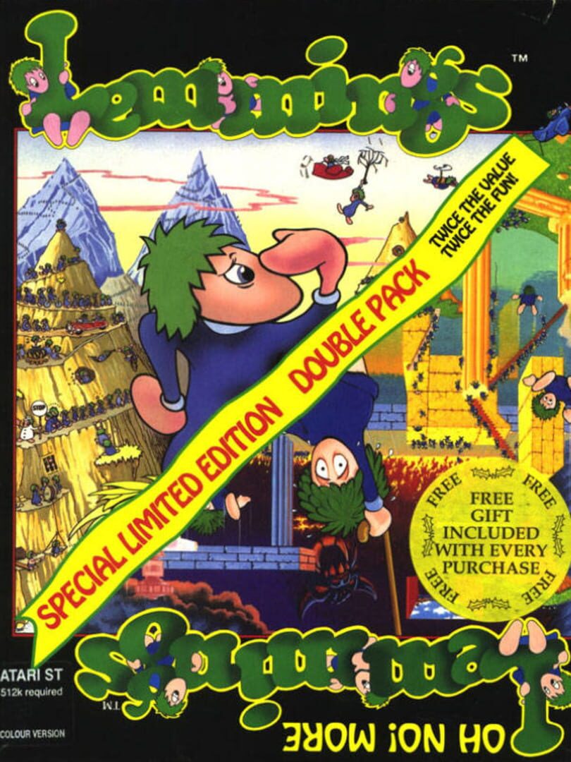 Lemmings & Oh No! More Lemmings カバー