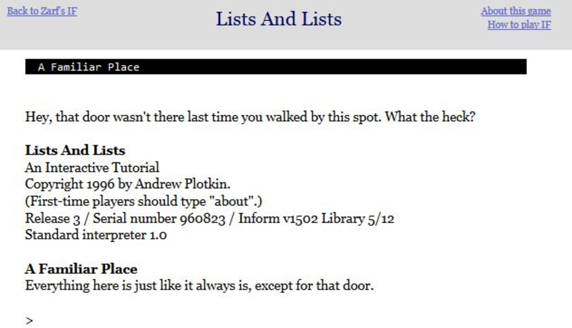 Lists and Lists カバー