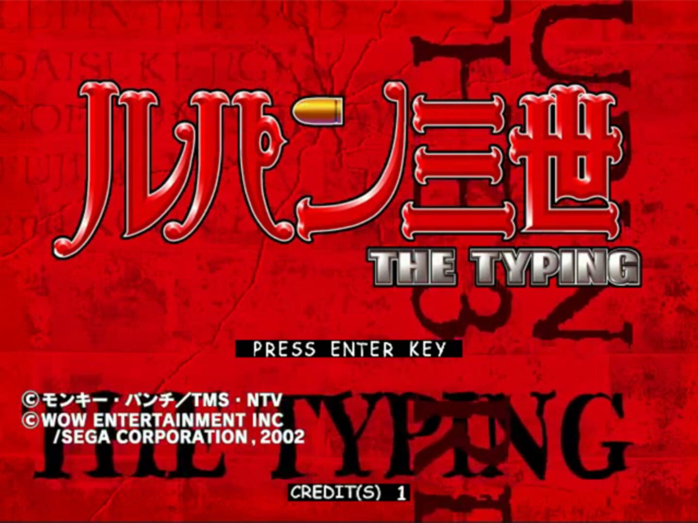 Lupin the 3rd: The Typing Cover