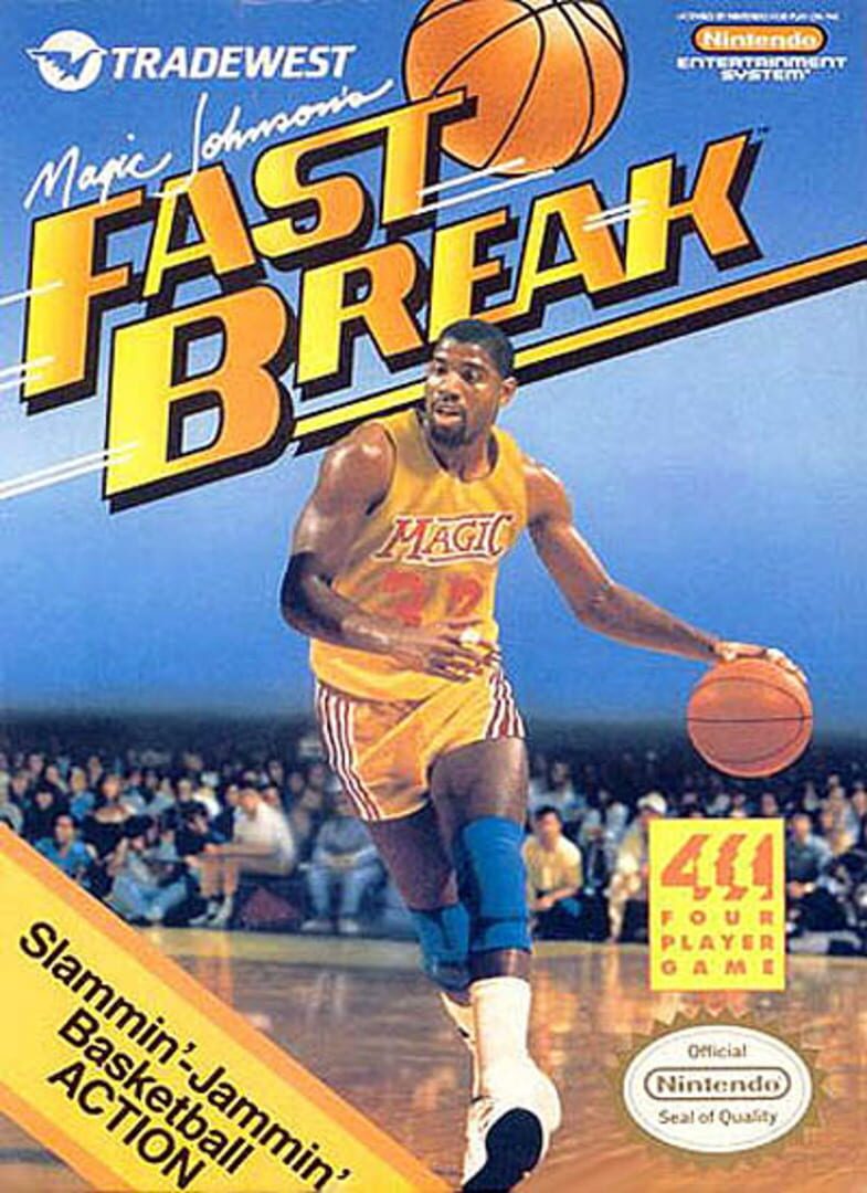 Capa de Magic Johnson's Fast Break