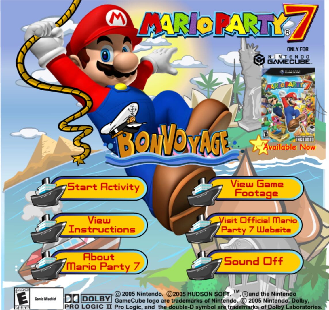 Mario Party 7 Bon Voyage Quiz Cover
