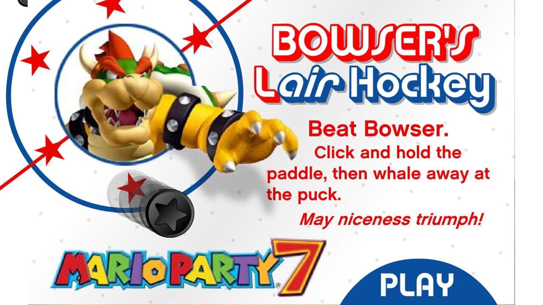 Mario Party 7: Bowser's Lair Hockey Cover