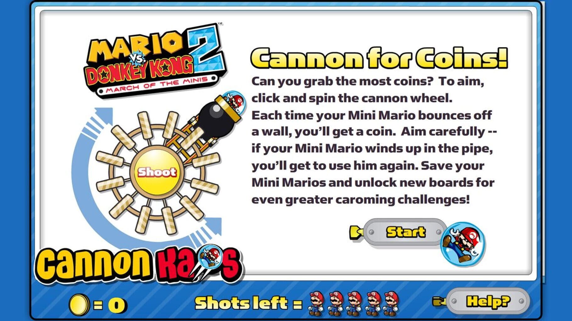 Capa de Mario vs. DK 2: Cannon Kaos