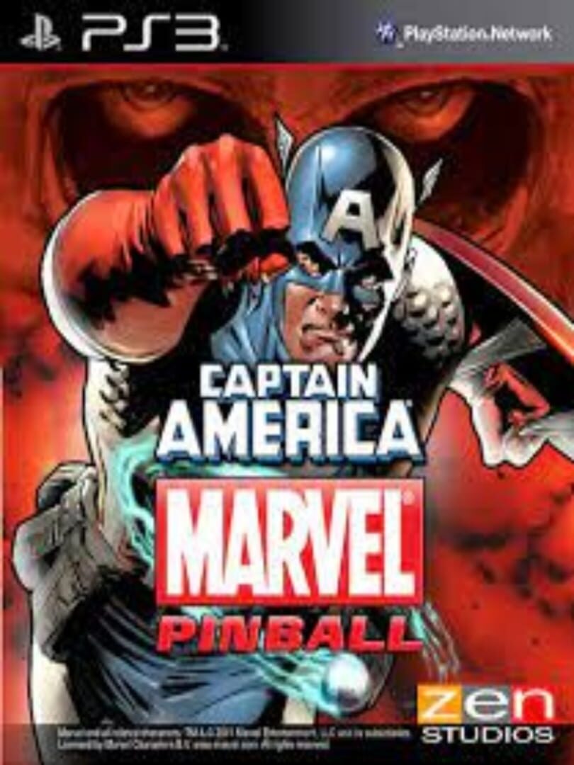 Marvel Pinball: Captain America Cover