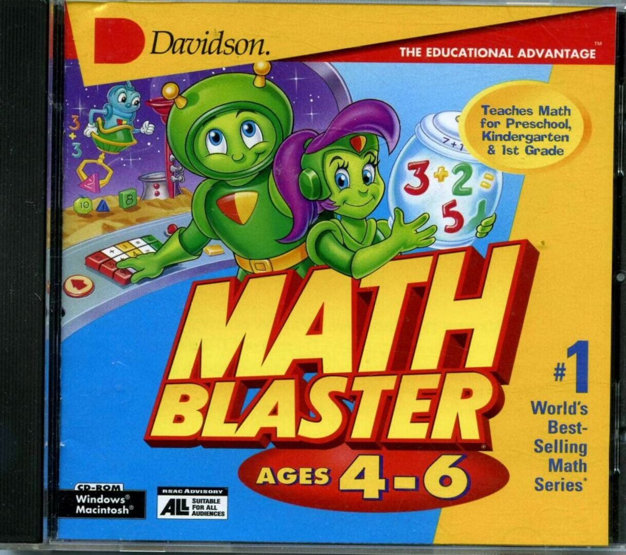 Math Blaster Ages 4-6 Kapağı