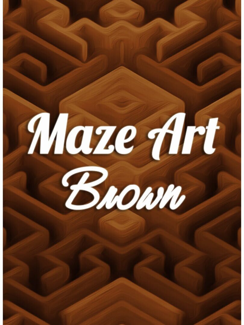 Maze Art: Brown カバー