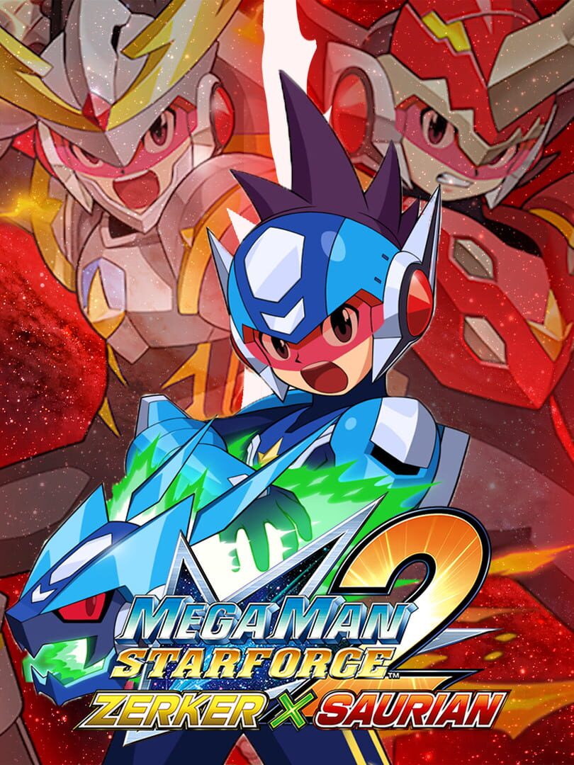 Mega Man Star Force 2: Zerker x Saurian Cover