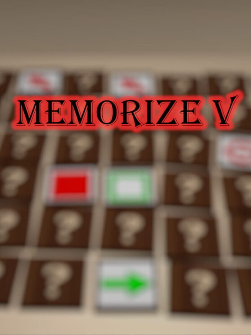 Memorize V Kapağı