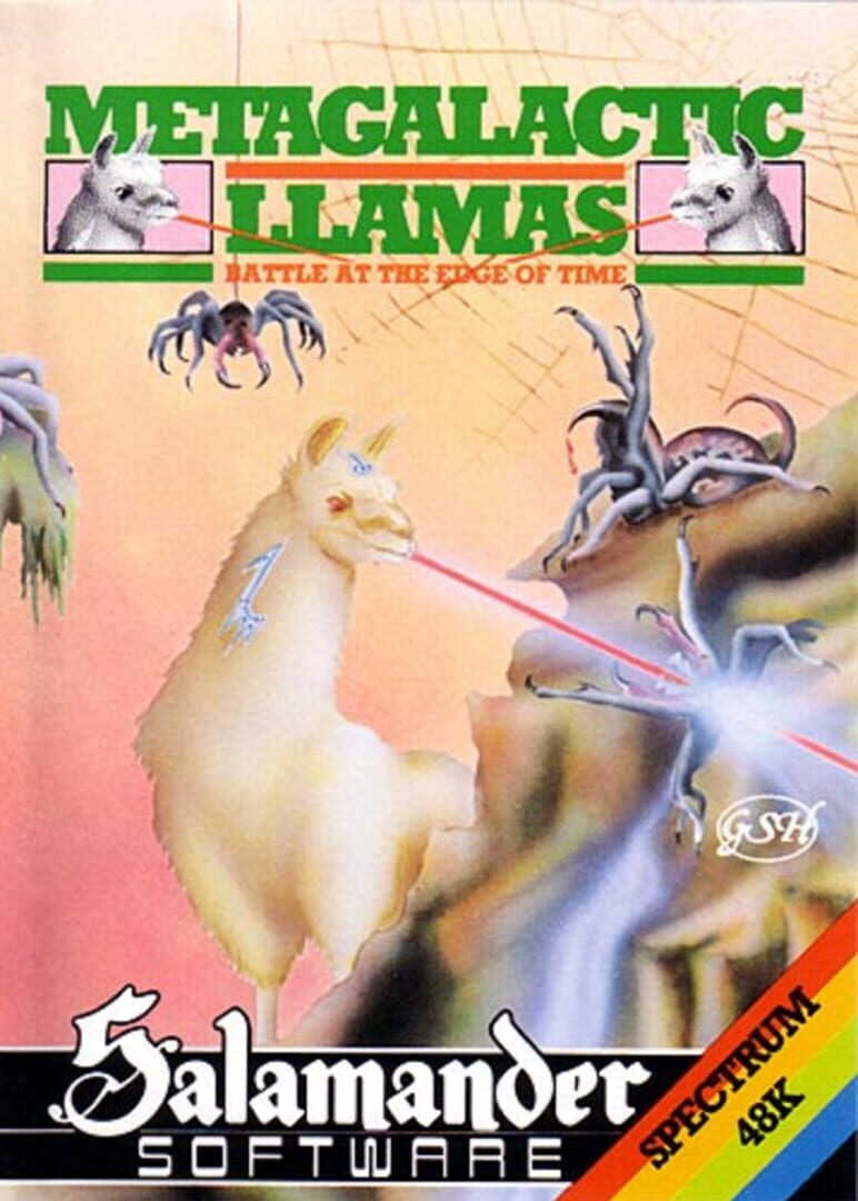 Capa de Metagalactic Llamas Battle at the Edge of Time