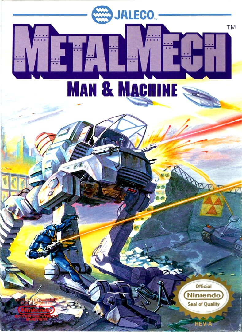 Capa de Metal Mech: Man & Machine