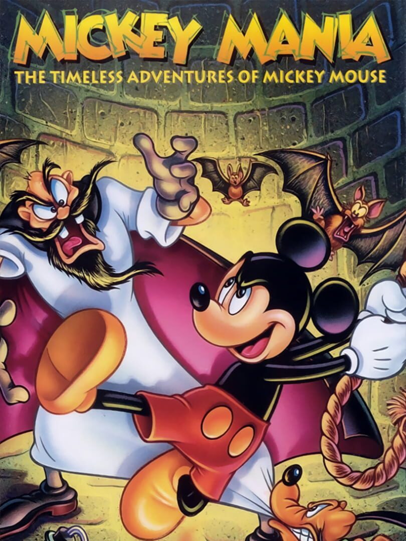 Copertina di Mickey Mania: The Timeless Adventures of Mickey Mouse