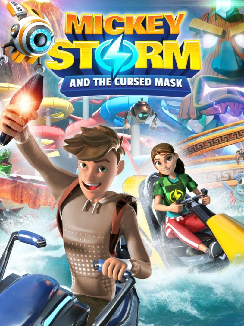 Copertina di Mickey Storm and the Cursed Mask
