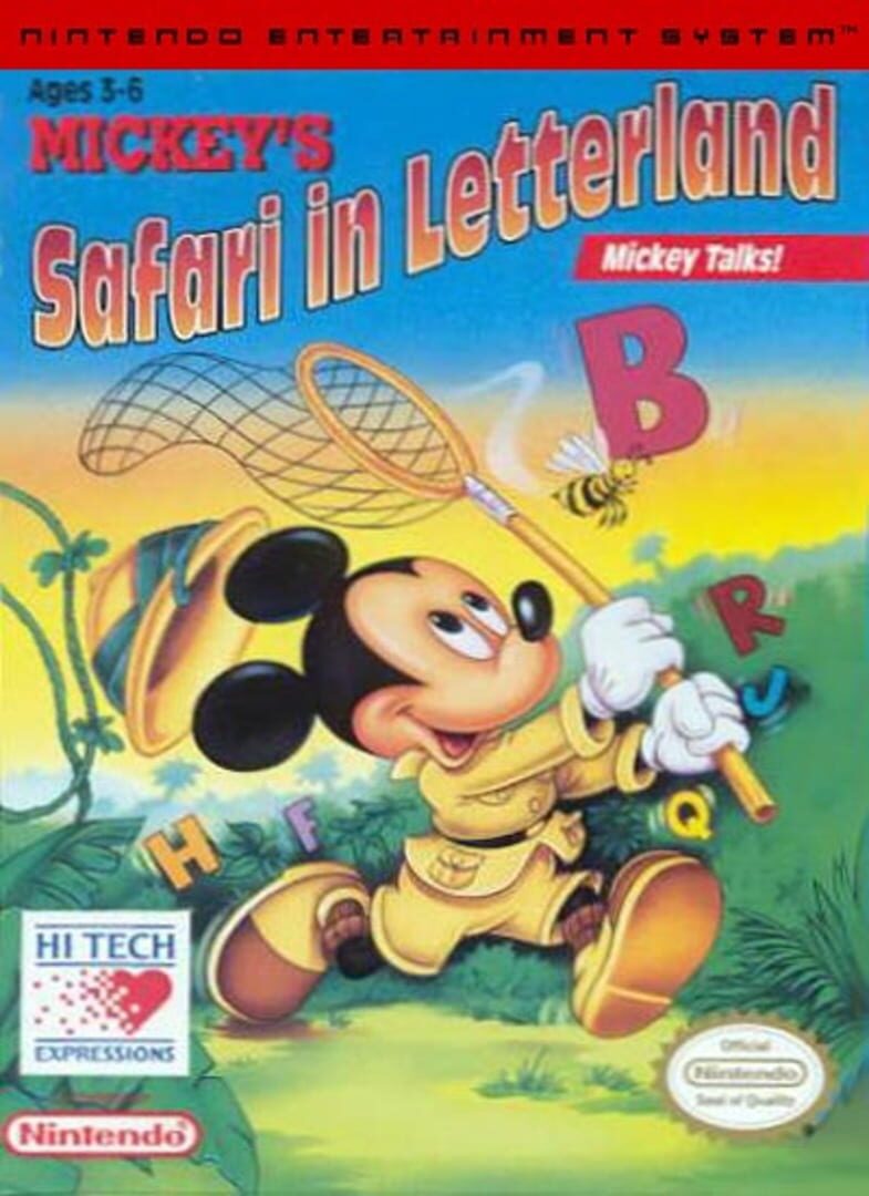 Mickey's Safari in Letterland Cover
