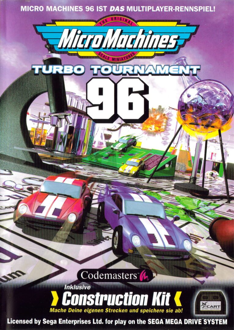 Portada de Micro Machines: Turbo Tournament 96