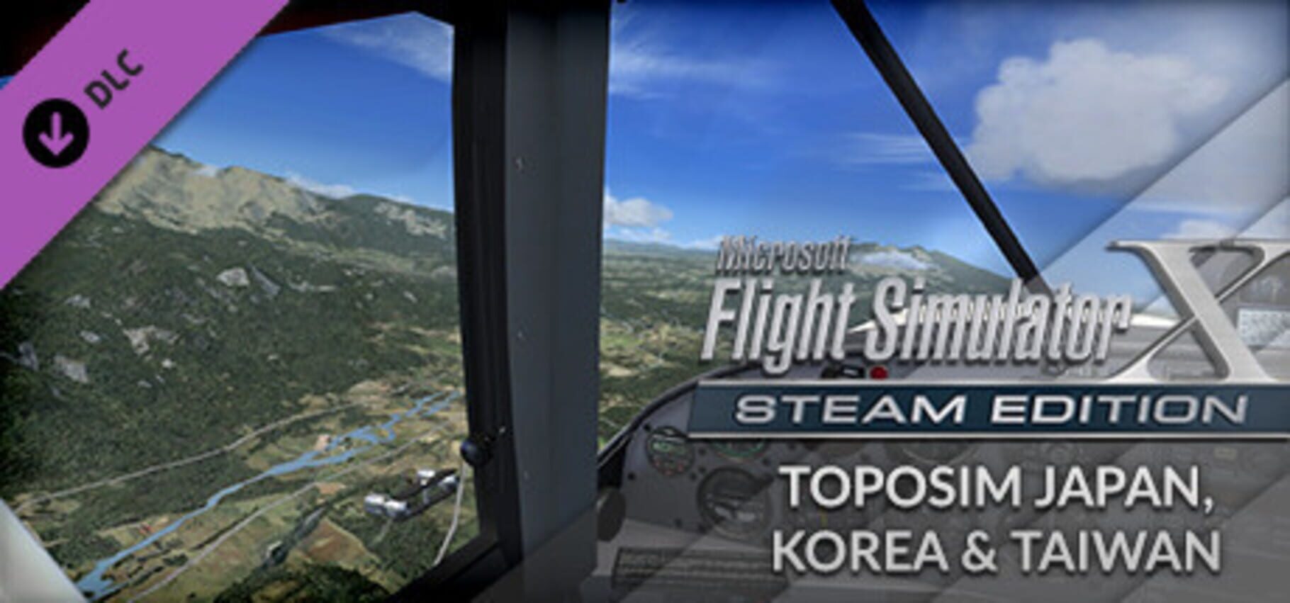 Copertina di Microsoft Flight Simulator X: Steam Edition - Toposim Japan, Korea & Taiwan