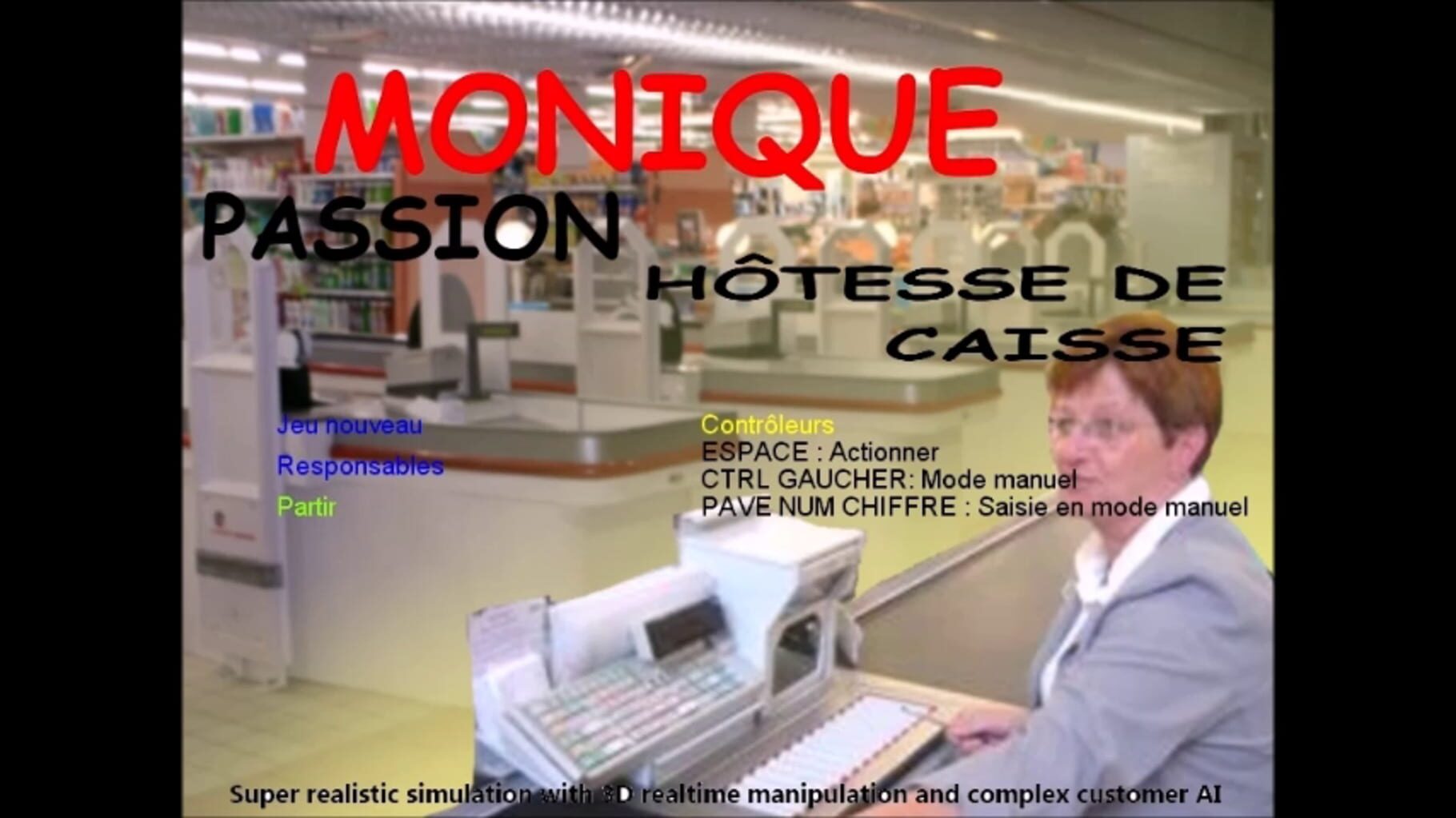 Monique: Passion Hôtesse de Caisse Cover