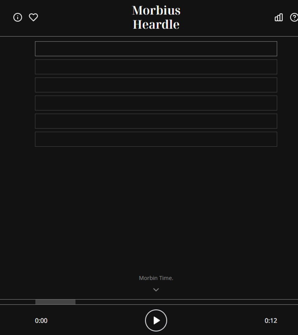 Portada de Morbius Heardle