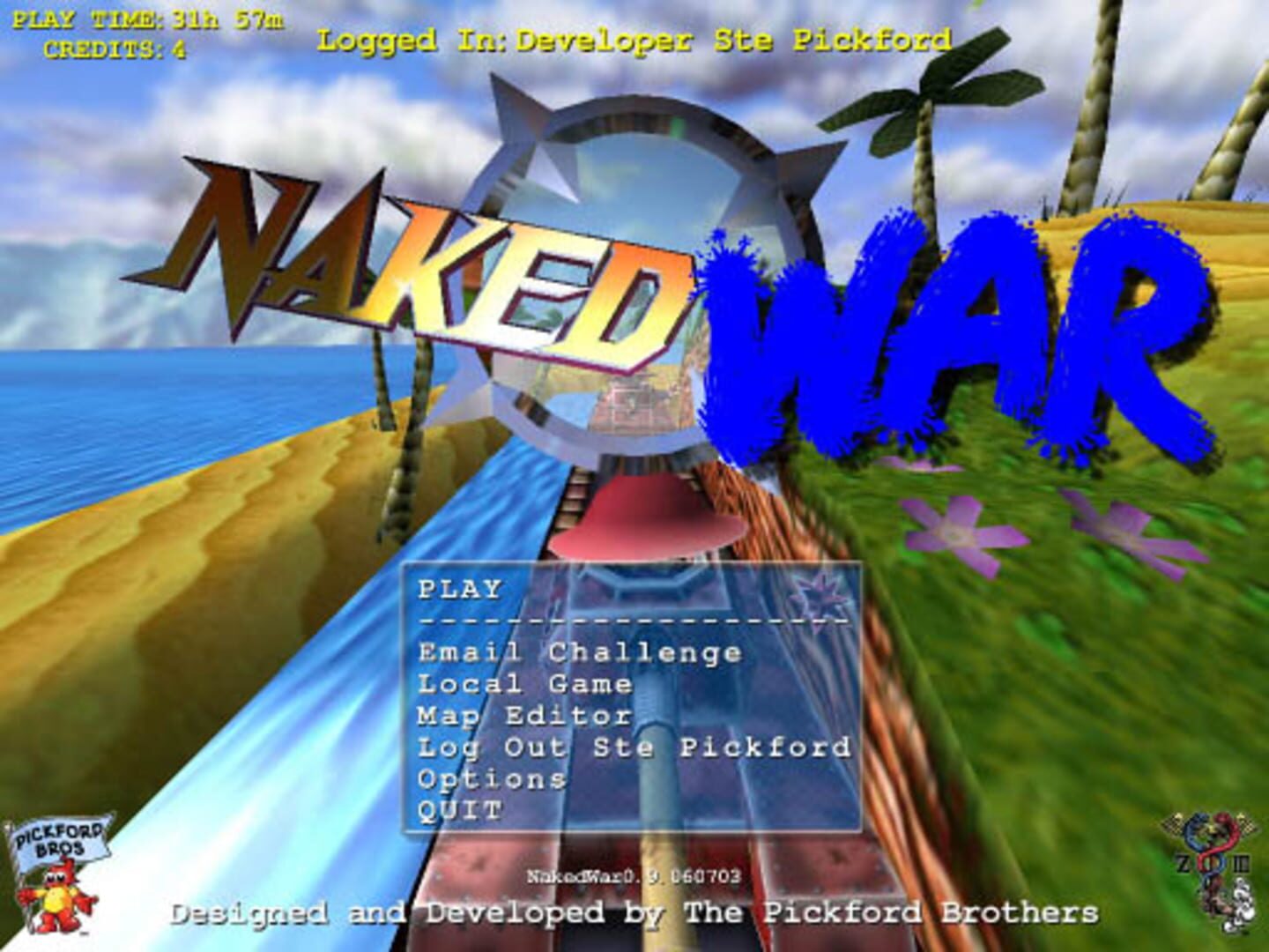 Copertina di Naked War
