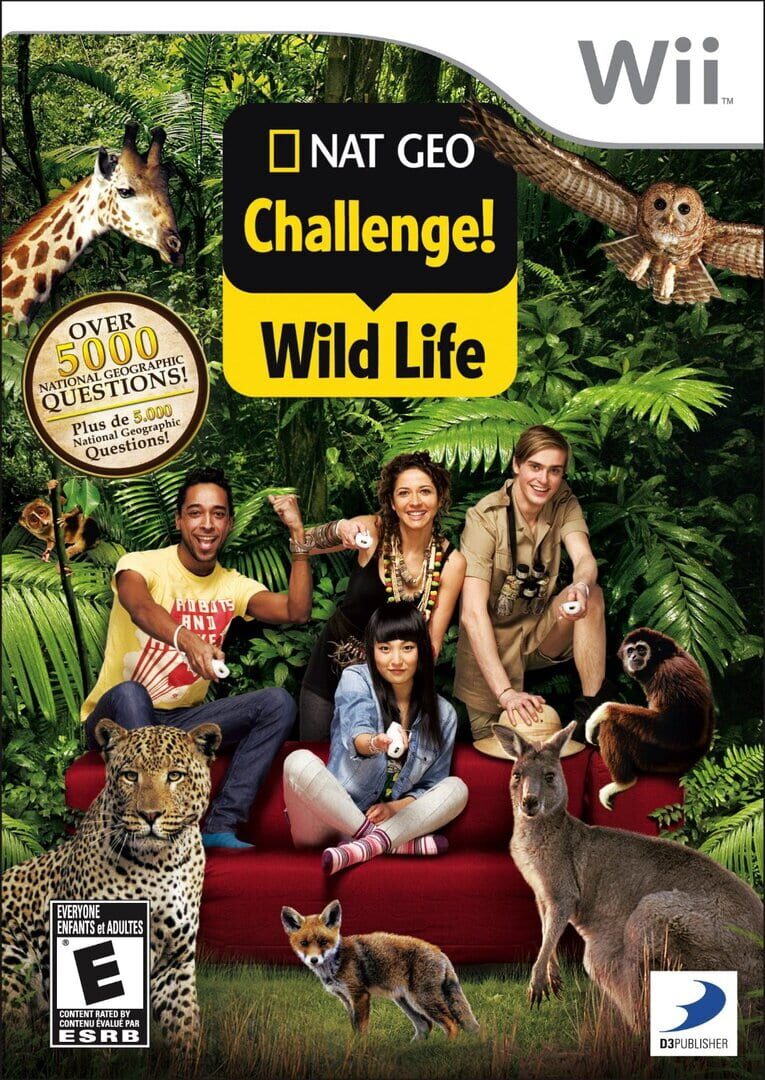 Copertina di Nat Geo Challenge! Wild Life