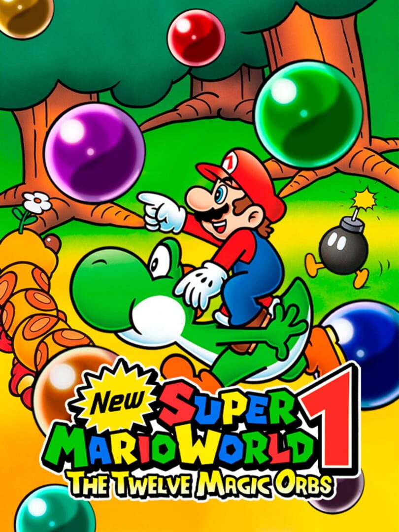Portada de New Super Mario World 1: The Twelve Magic Orbs