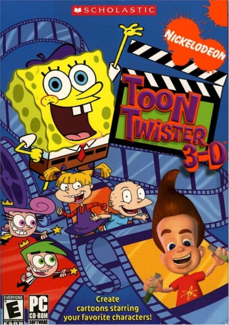 Capa de Nickelodeon Toon Twister 3D