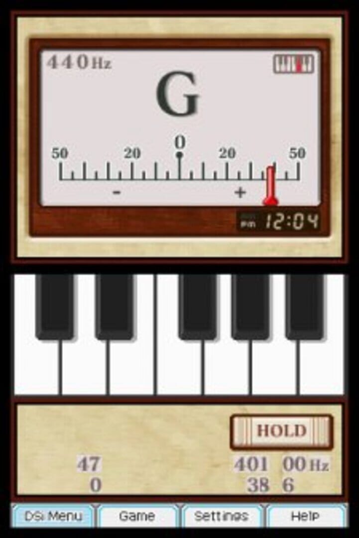 Nintendo DSi Instrument Tuner Cover