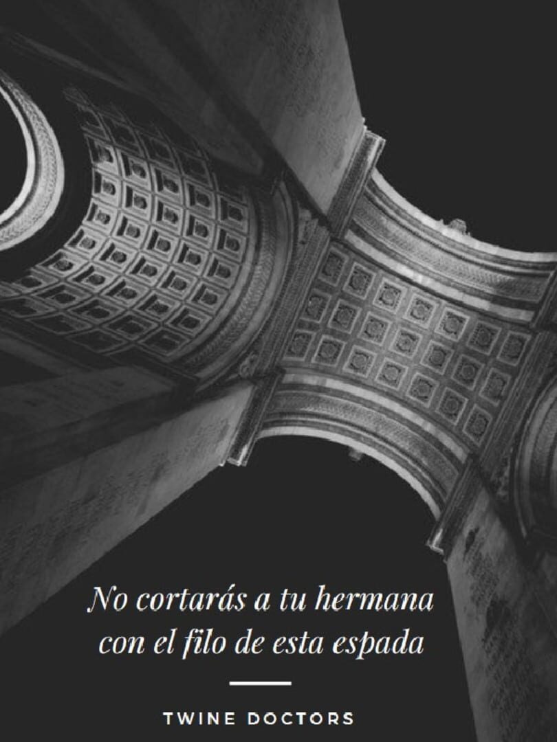 Capa de No Cortarás a tu Hermana con el Filo de Esta Espada