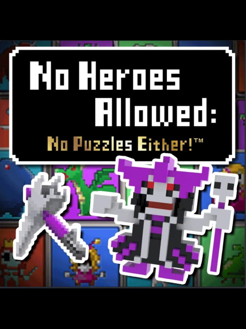 No Heroes Allowed: No Puzzles Either! Kapağı