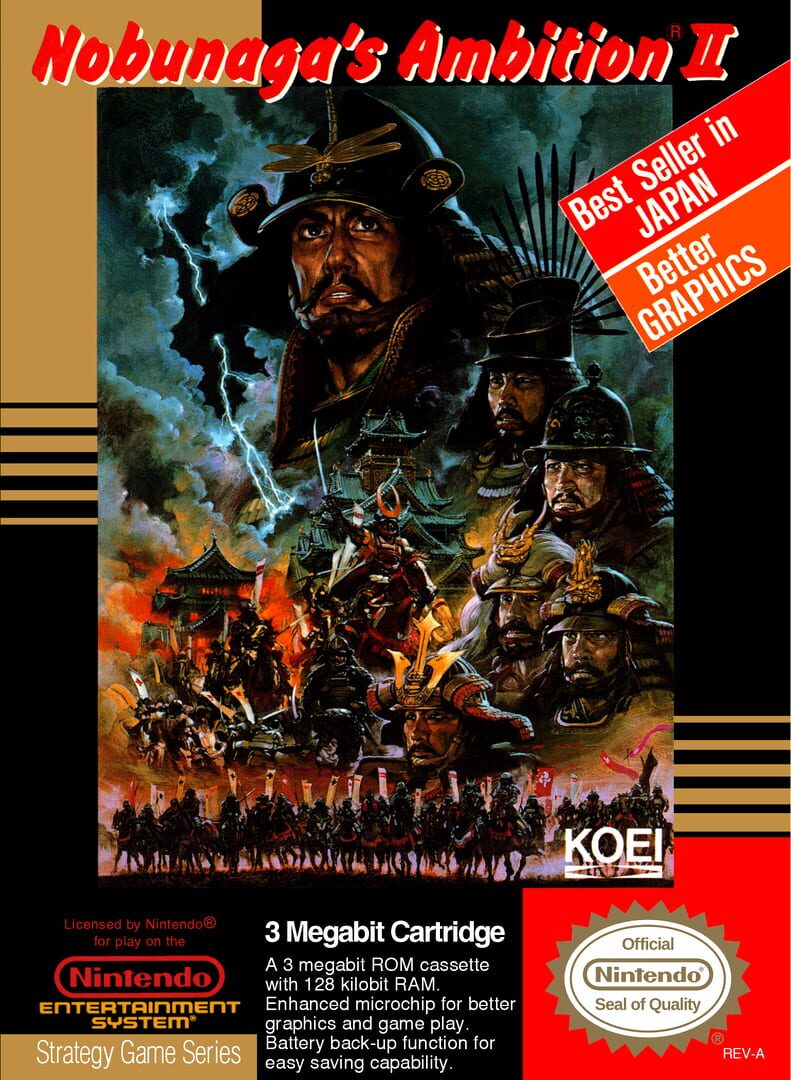 Copertina di Nobunaga's Ambition II