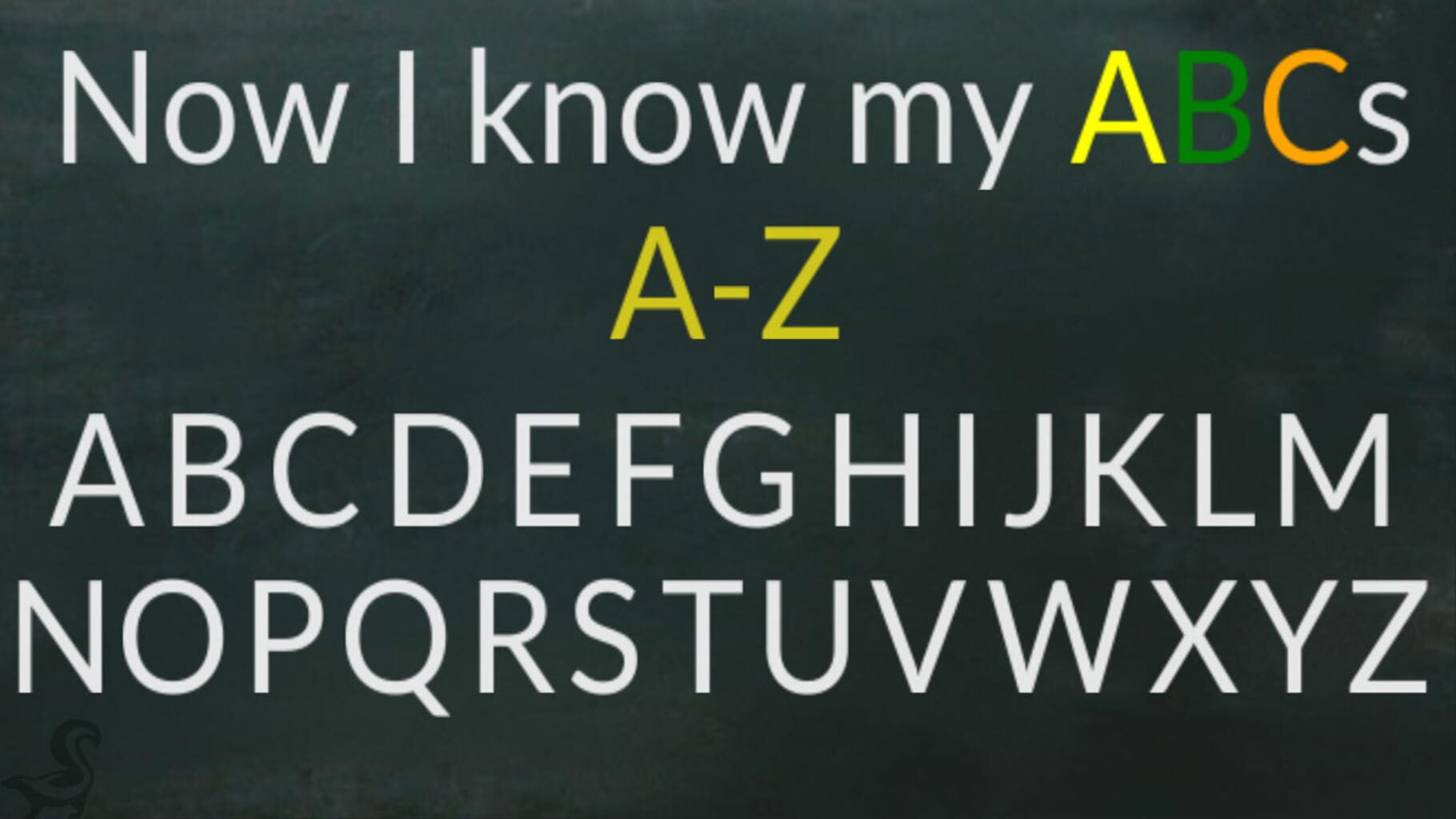 Couverture de Now I Know My ABCs