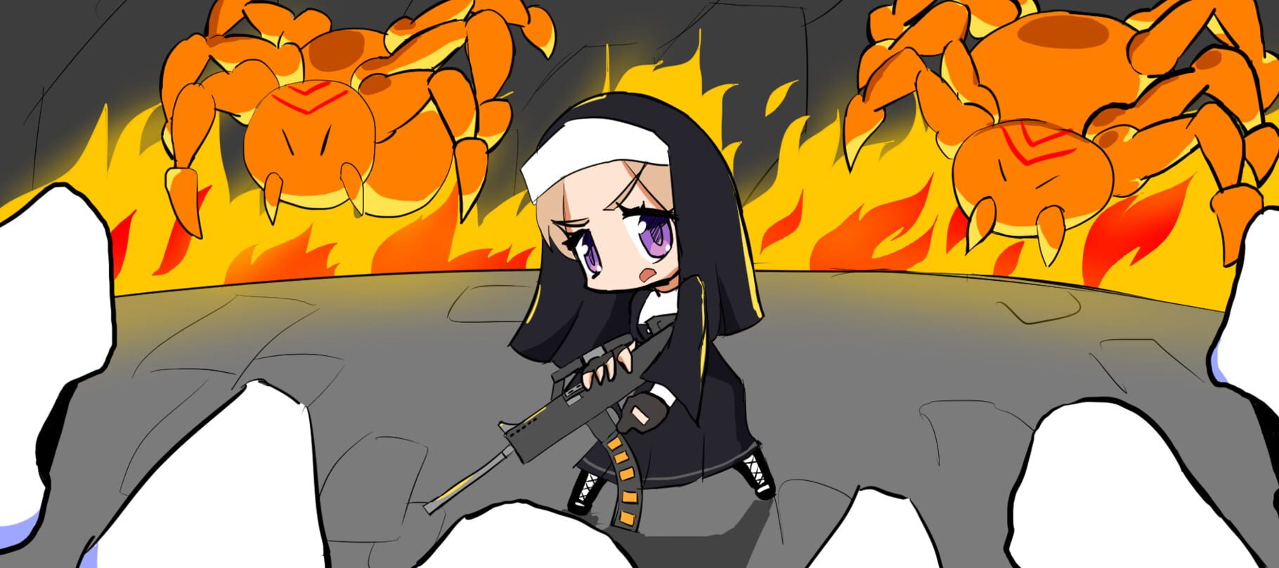 Couverture de Nuns With Guns