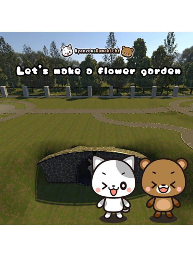 Portada de Nyanzou & Kumakichi: Let's make a flower garden